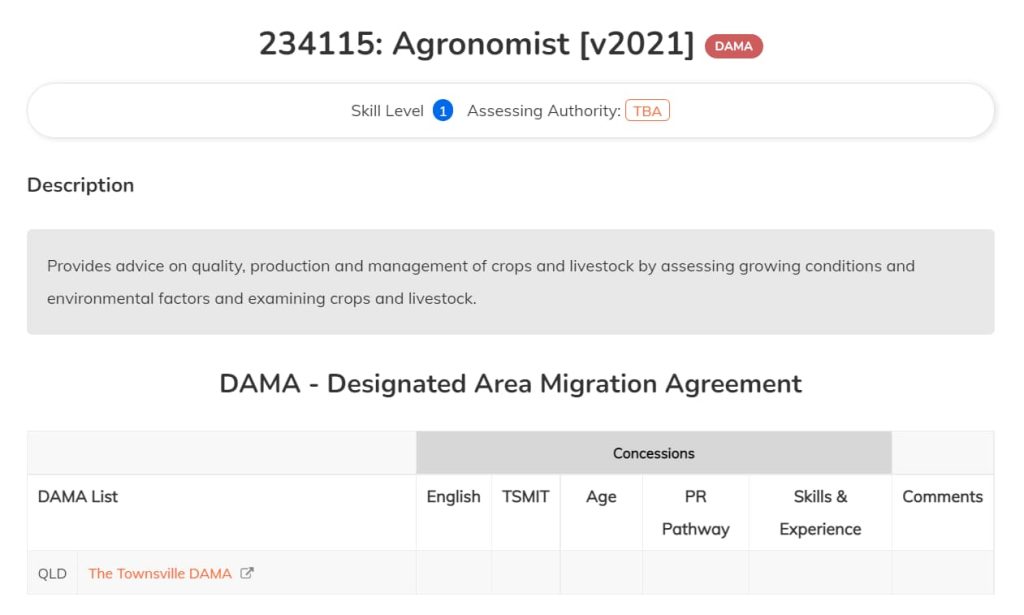 anzsco agronomist