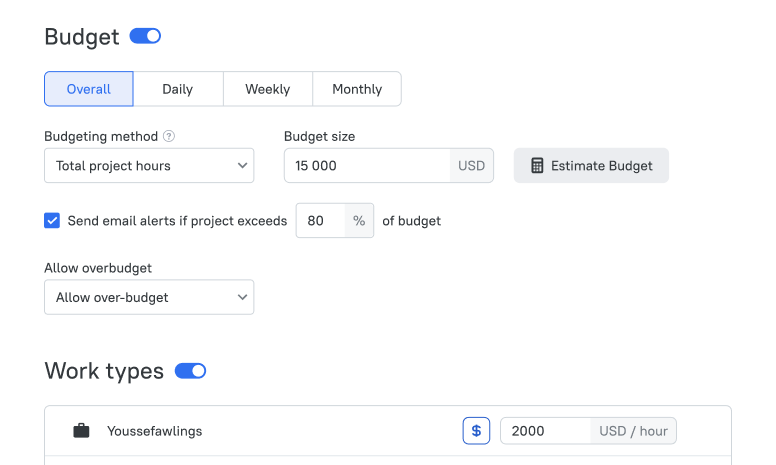 Run Budgeting & Invoicing