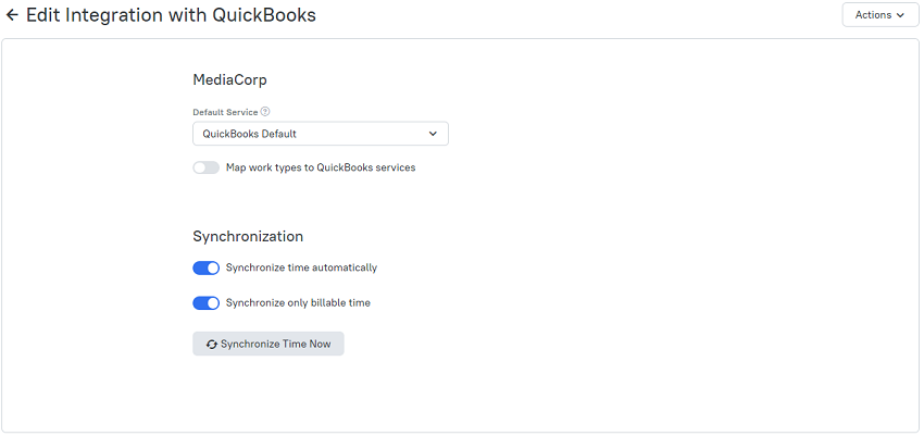 Sync Billable Time