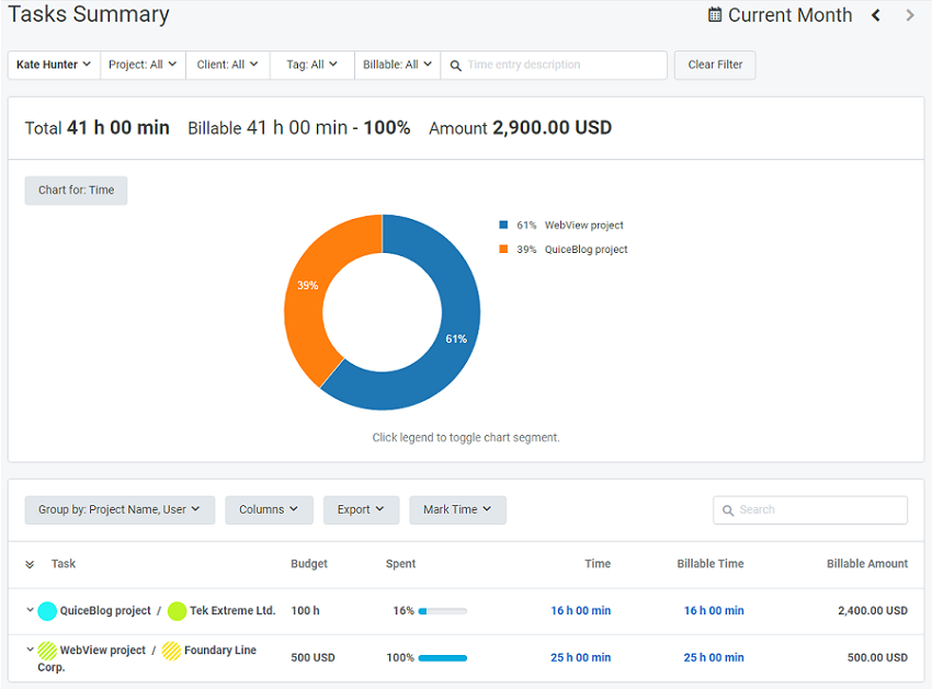 Task Summary Report