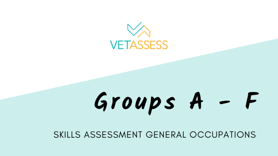 vetassess professional occupations